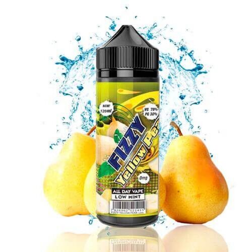 yellow pear fizzy juice