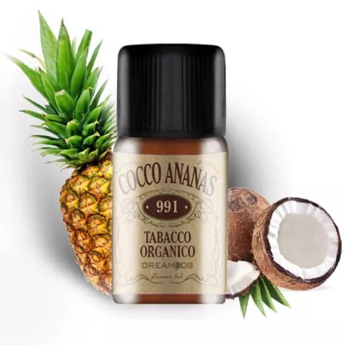 aroma coco ananas 10ml dreamods tabacco organico