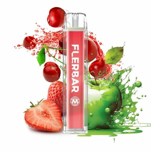 Flerbar M Apple Strawberry & Cherry 2%